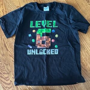 Port and Company Black 'Level 6 Unlocked' Kids T-Shirt